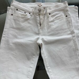J.Crew White Stretch Jeans